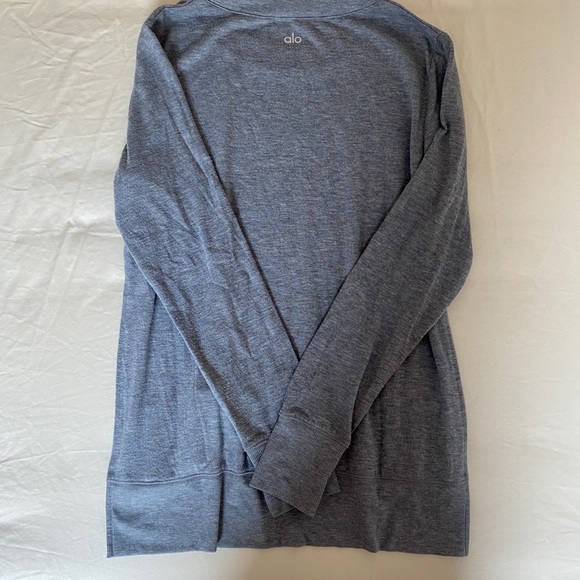 Alo Yoga Glimpse Long Sleeve Blue haze - Picture 2 of 6